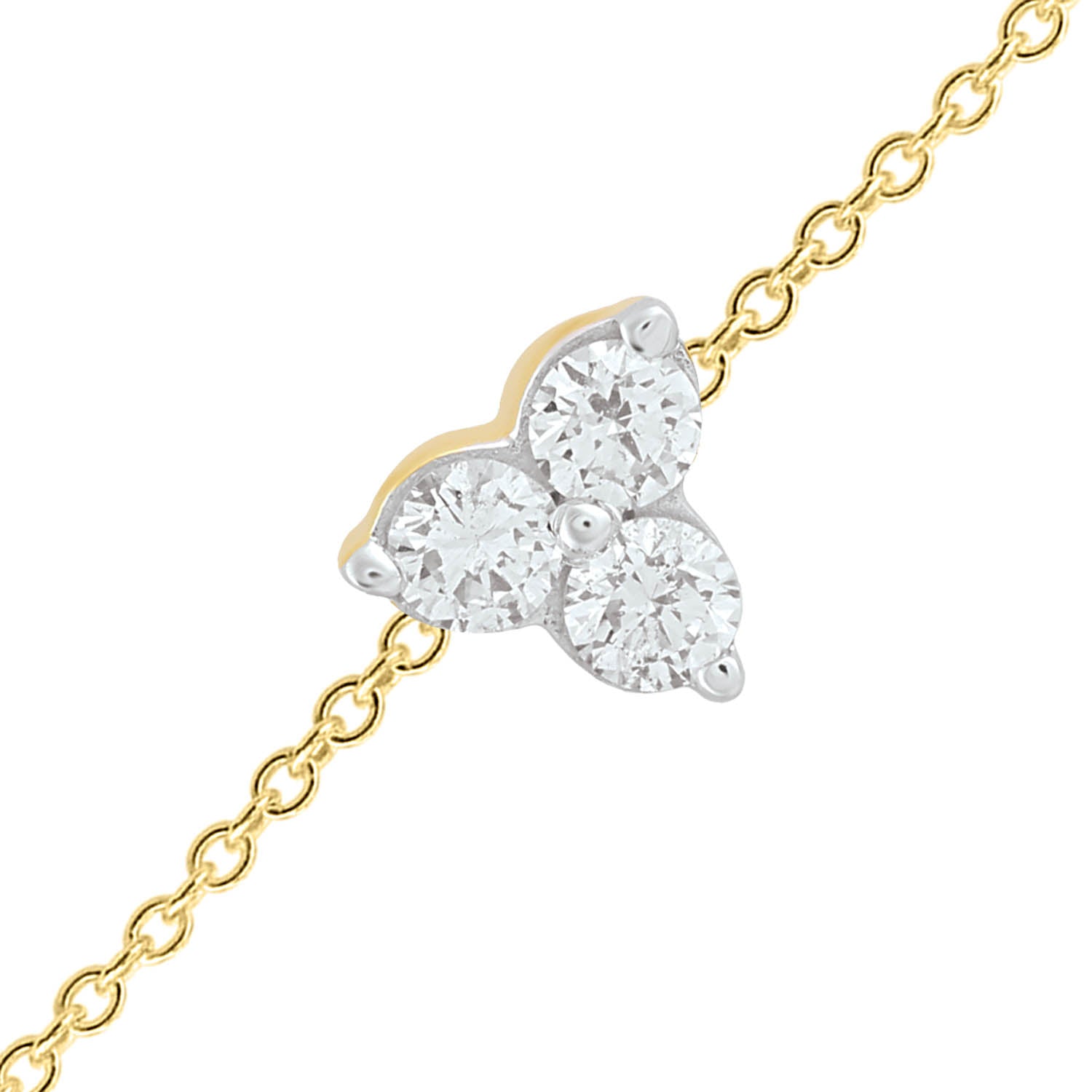 9CT TRE DIAMOND BRACELET