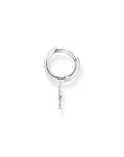 Thomas Sabo Single hoop earring with cross prendant silver