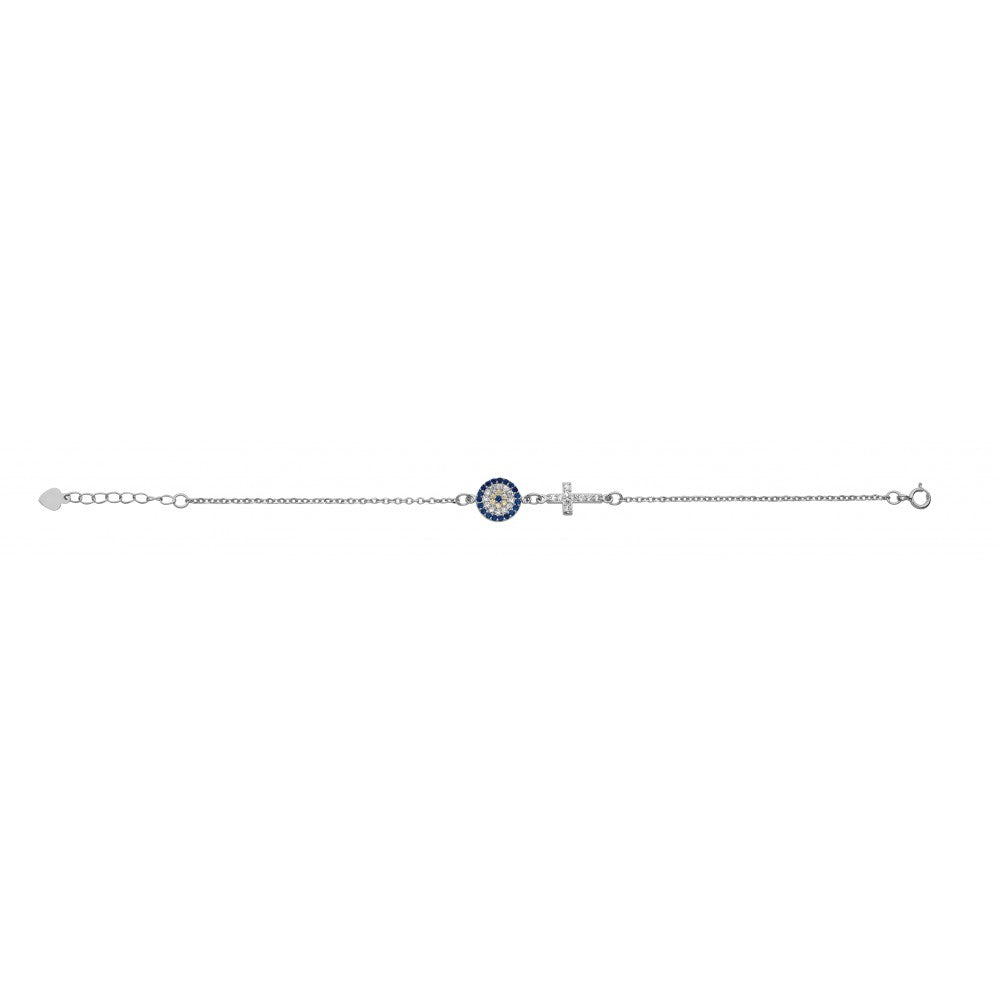 S/S PROTEZIONE CROSS BRACELET
