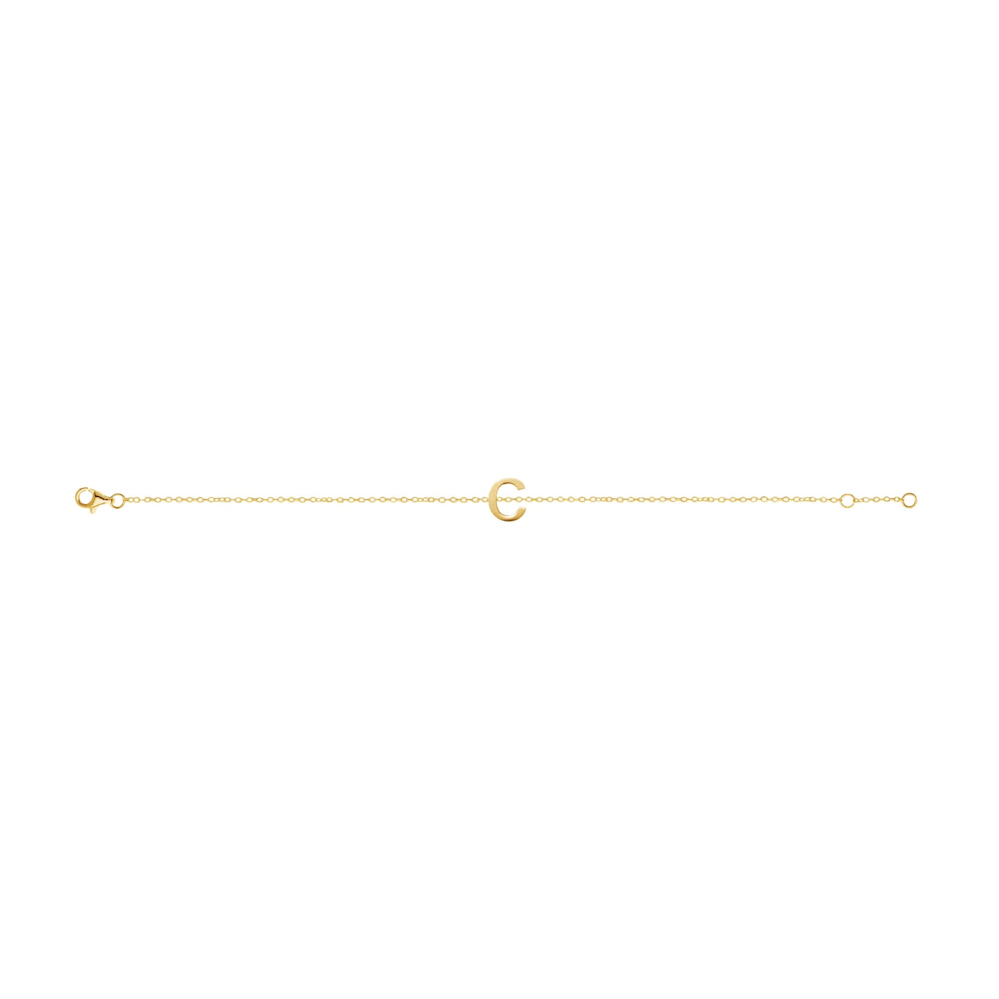 S/S PICCOLA INITIAL BRACELET