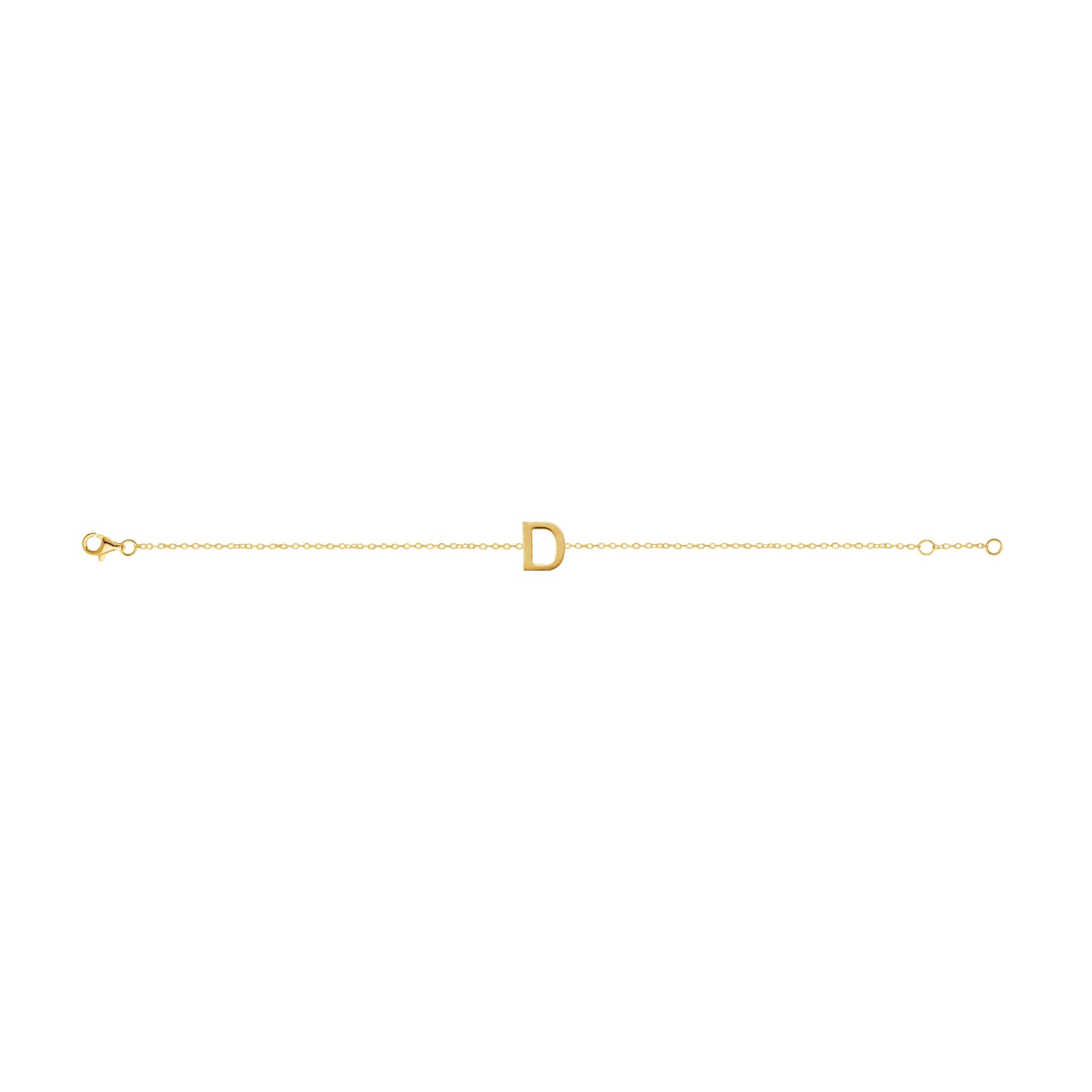 S/S PICCOLA INITIAL BRACELET