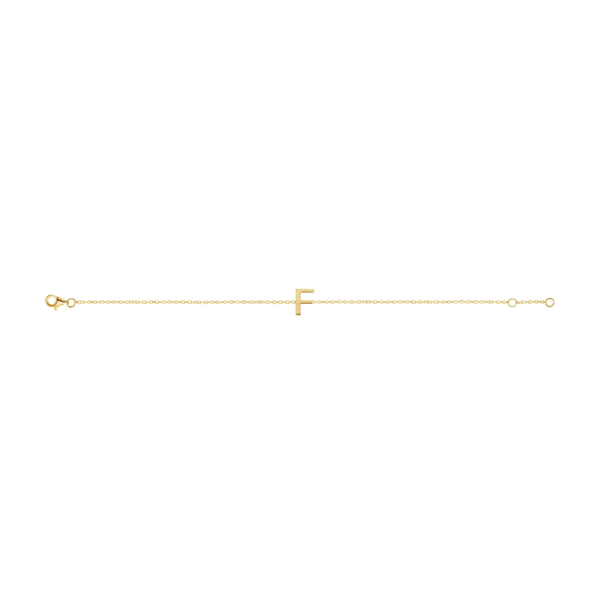 S/S PICCOLA INITIAL BRACELET