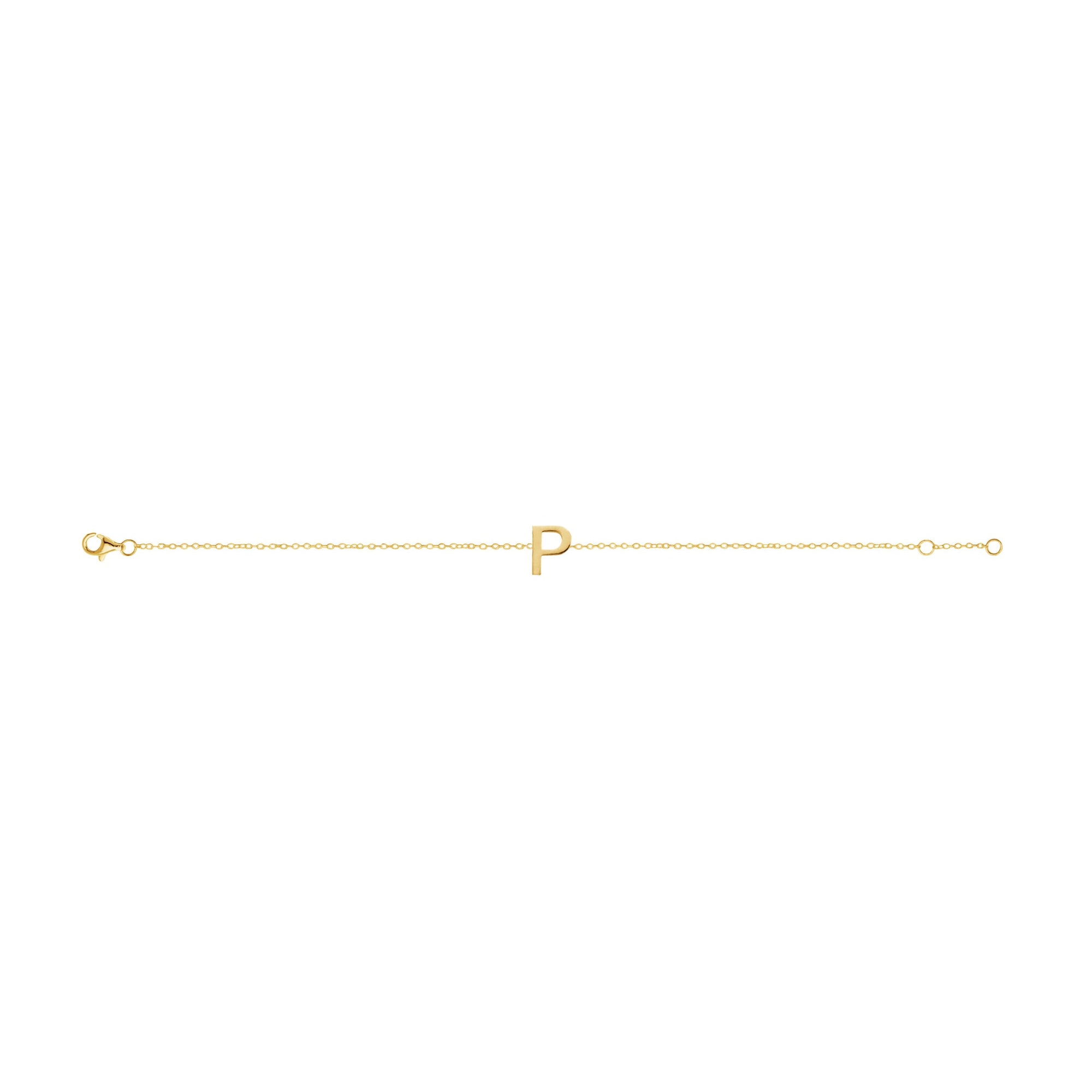 S/S PICCOLA INITIAL BRACELET