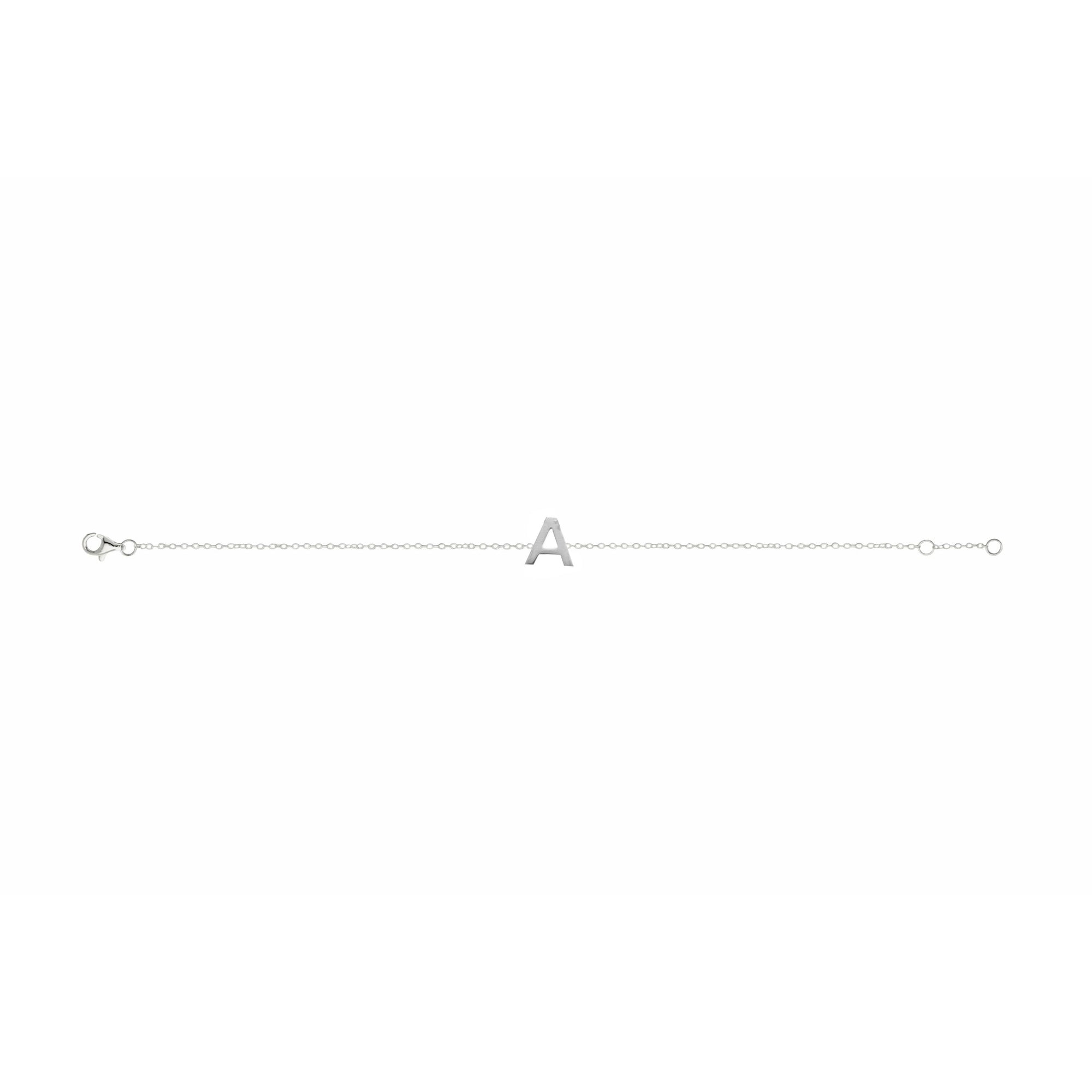 S/S PICCOLA INITIAL BRACELET