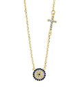S/S PROTEZIONE CROSS NECKLACE