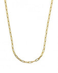S/S OBLONG CHAIN NECKLACE