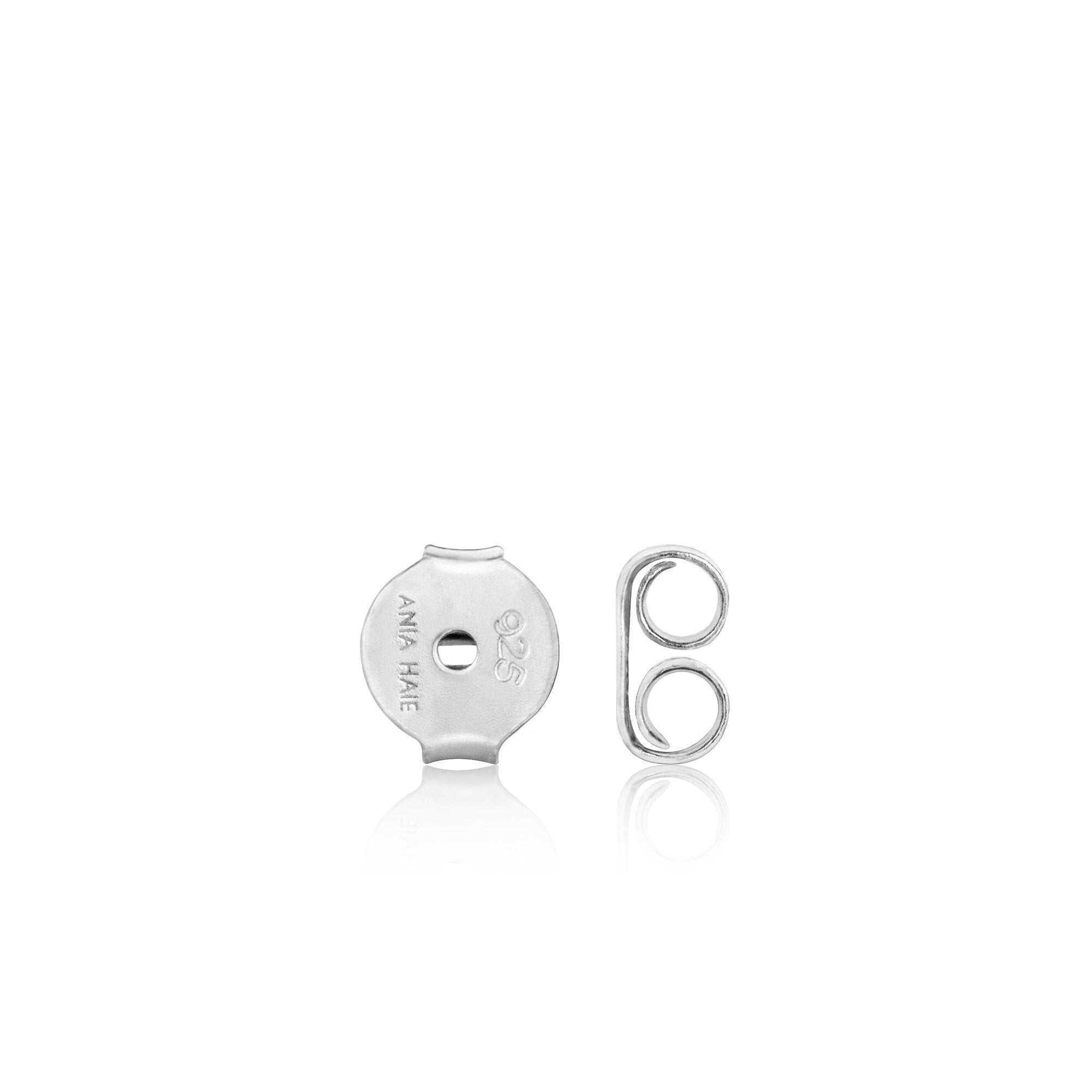Ania Haie Silver Tidal Turquoise Mini Hoop Earrings