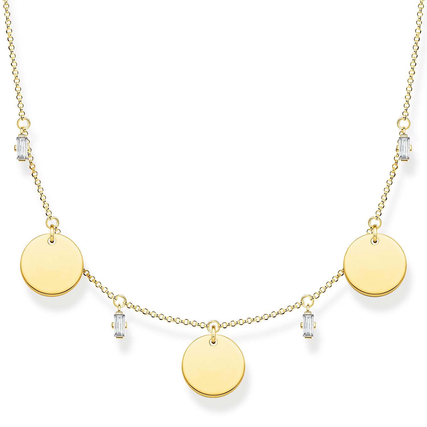 Thomas Sabo Necklace Wih Three Discs