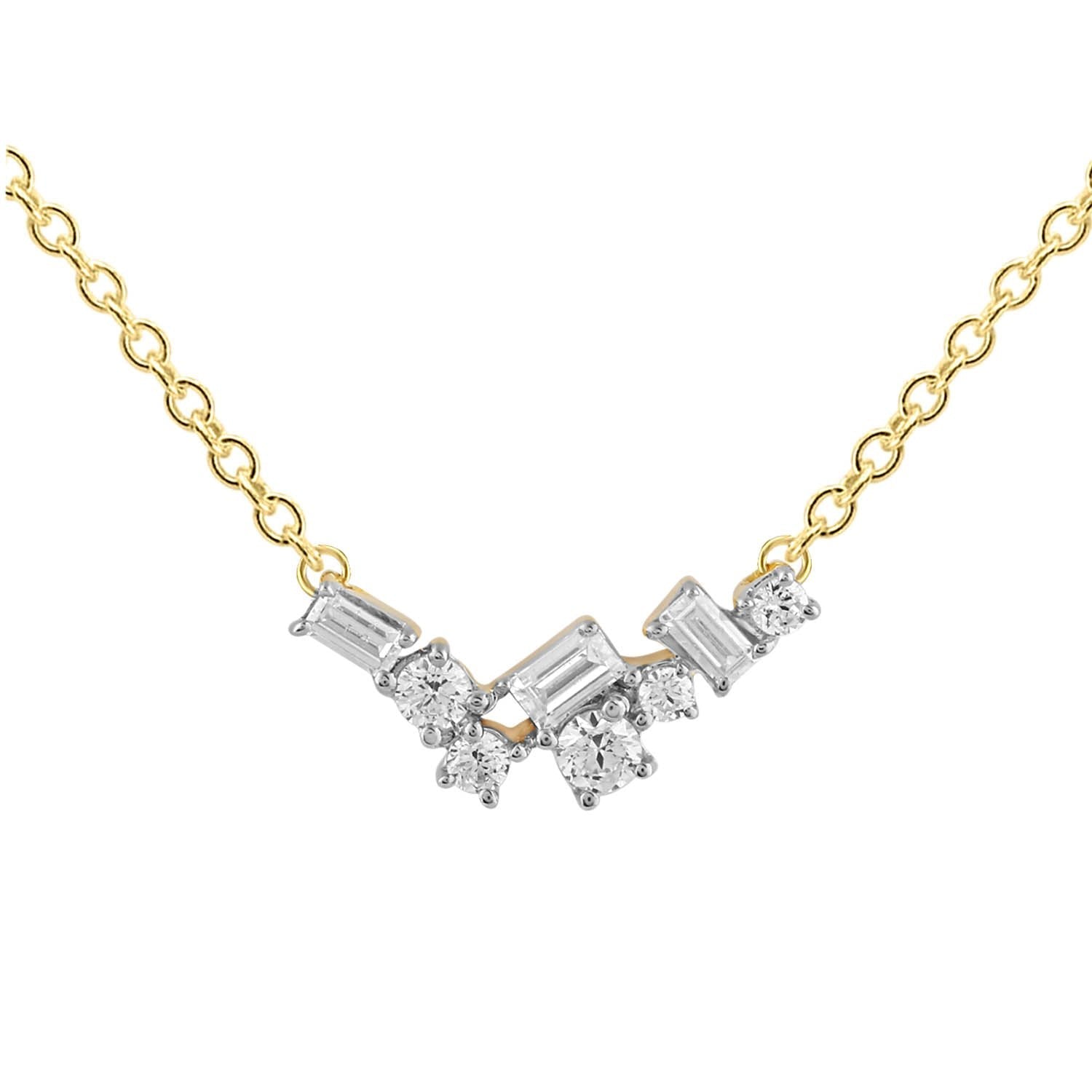 9CT VARETIA DIAMOND NECKLACE