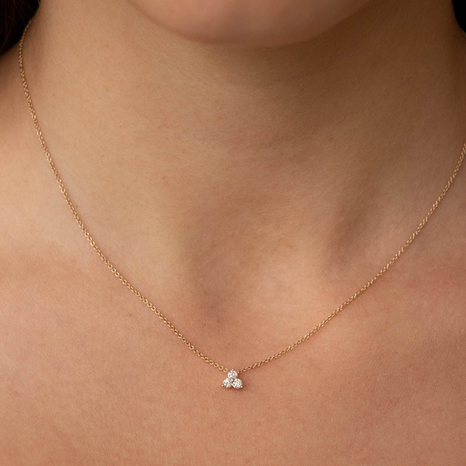 9CT TRE DIAMOND NECKLACE