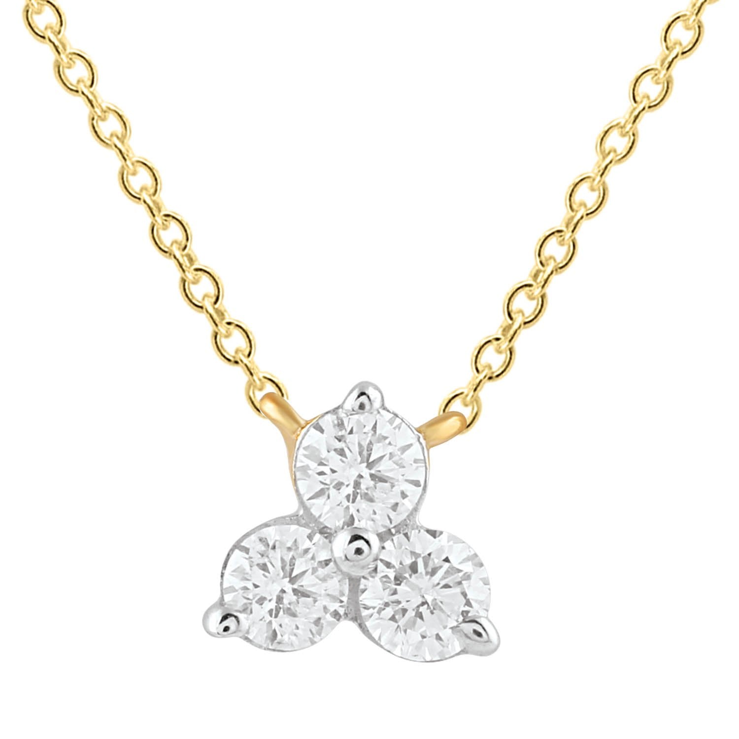 9CT TRE DIAMOND NECKLACE