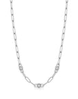Ania Haie Silver Orb Link Chunky Chain Necklace