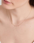 Ania Haie 14kt Gold Triple Natural Diamond Necklace