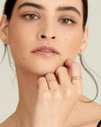 Ania Haie 14kt Gold Stargazer Natural Diamond Stardust Ring