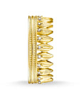 Thomas Sabo Ring Leaves Crown Gold