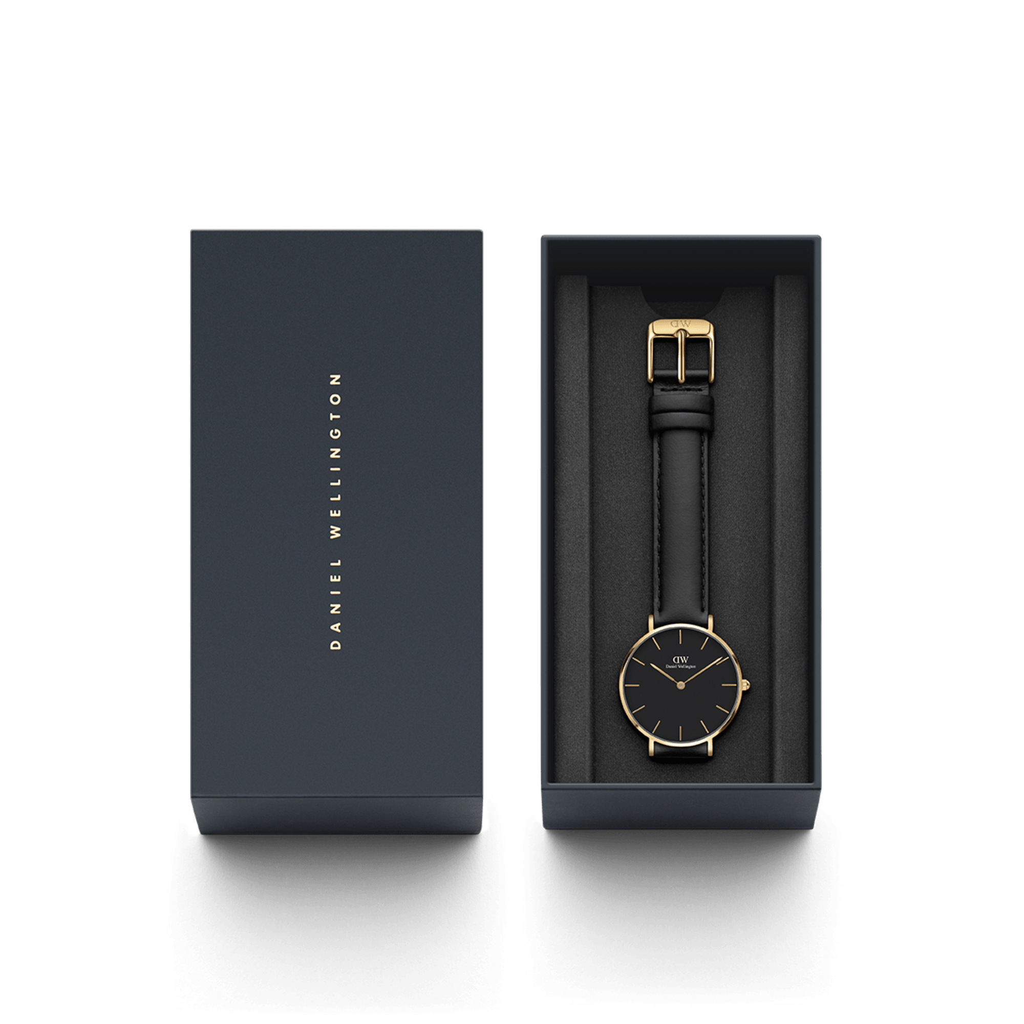 Daniel Wellington Petite 32 Sheffield Gold & Black Watch
