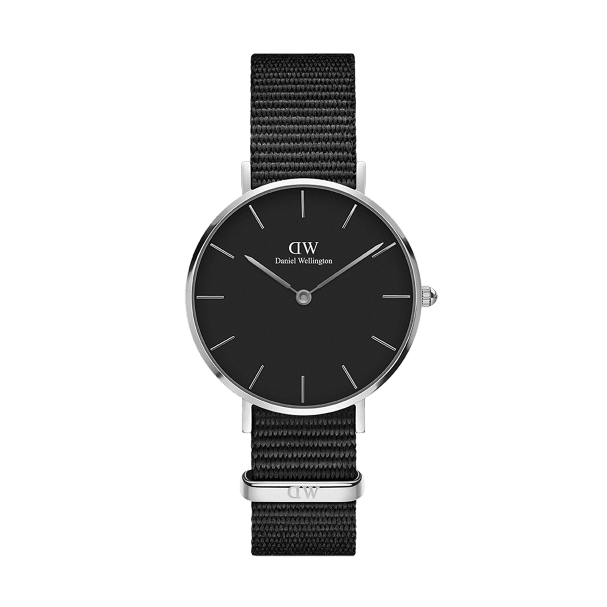 Daniel Wellington Petite 32 Cornwall Silver & Black Watch
