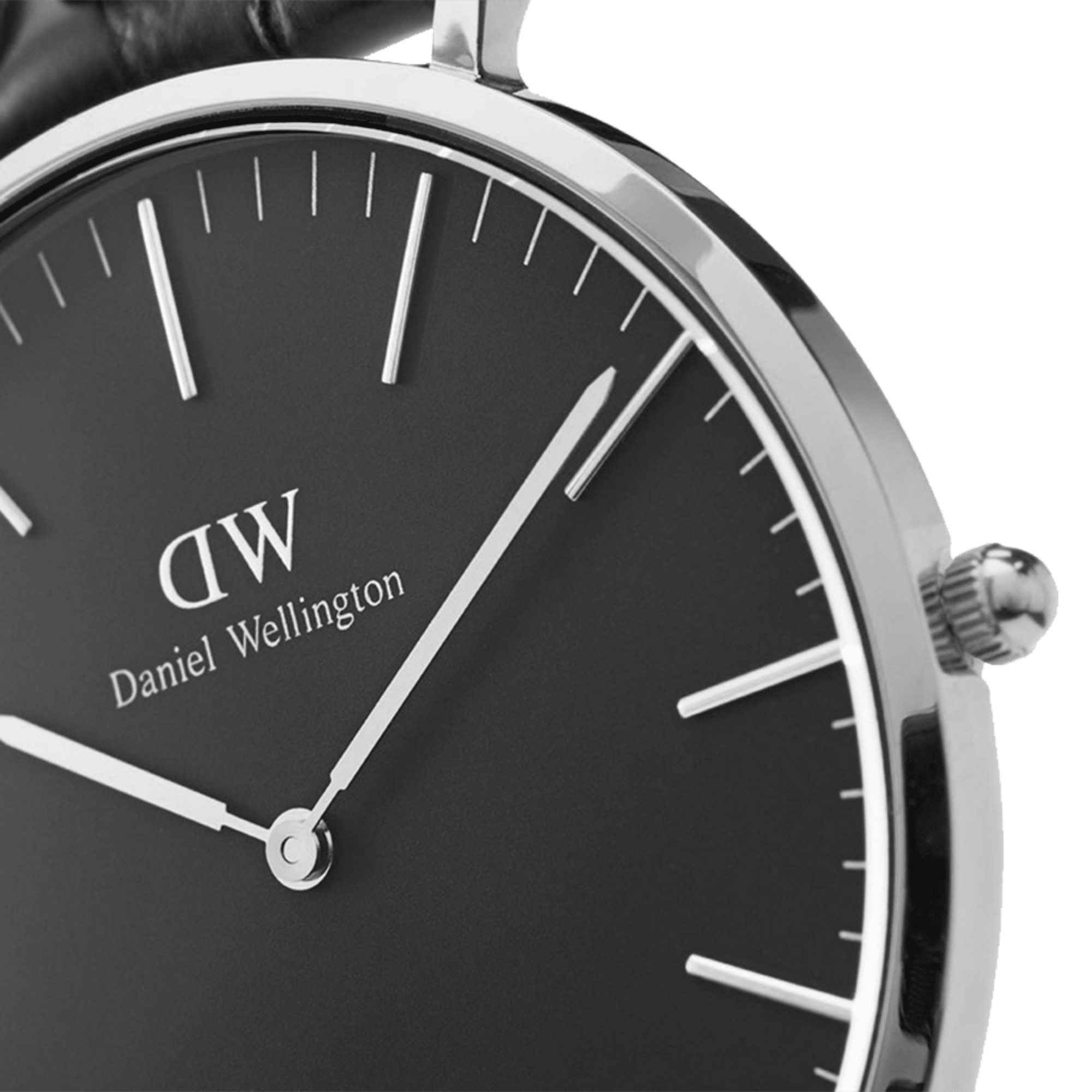 Daniel Wellington Classic 40 Cornwall Silver & Black Watch