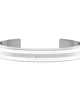 Daniel Wellington Emalie Bracelet Satin White Silver Medium