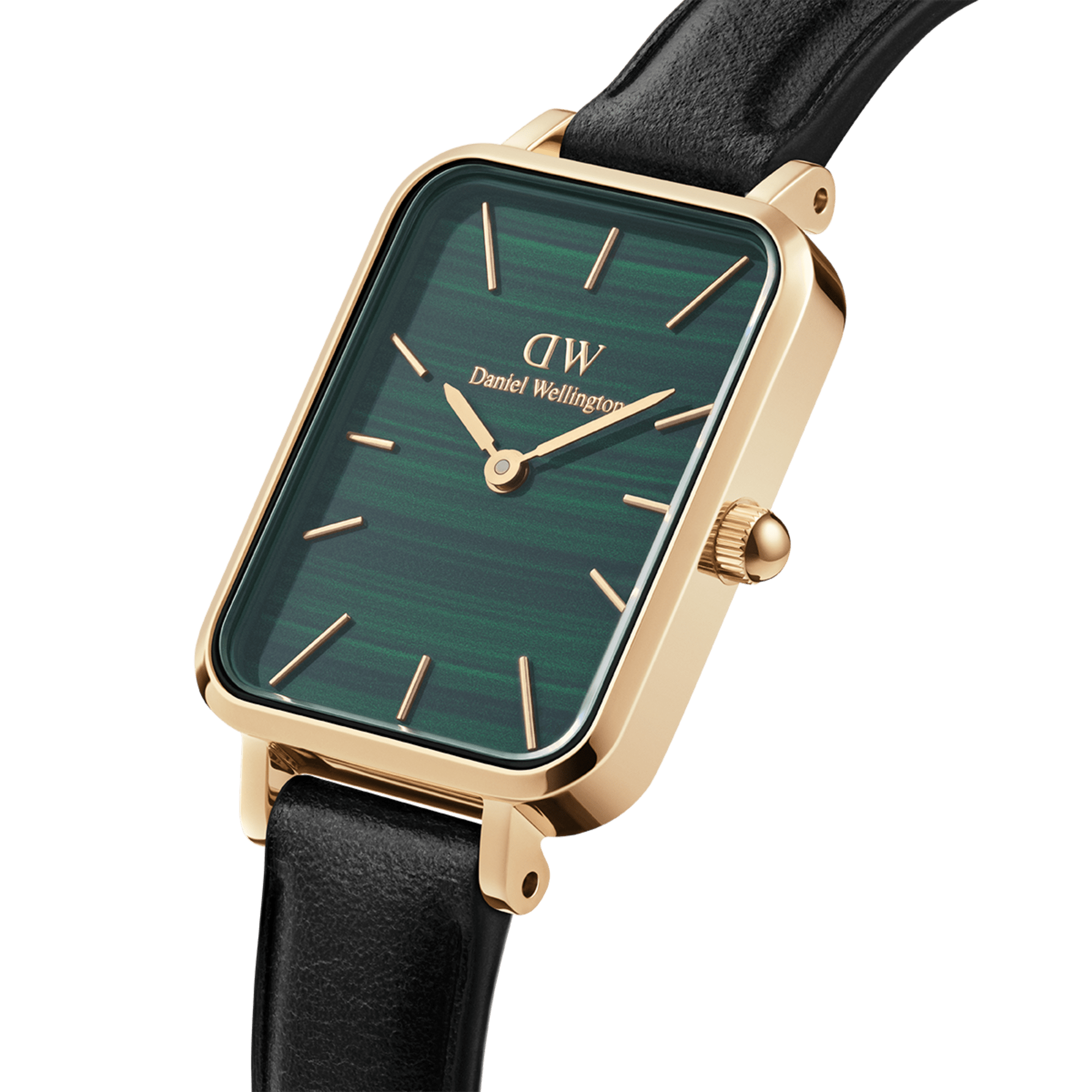 Daniel Wellington Quadro 20X26 Pressed Sheffield Gold & Green Watch