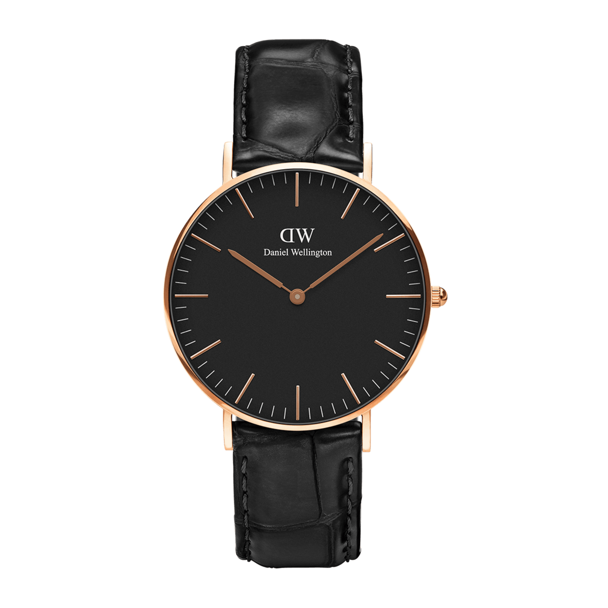 Daniel Wellington Classic 40 Reading Rose Gold & Black Watch