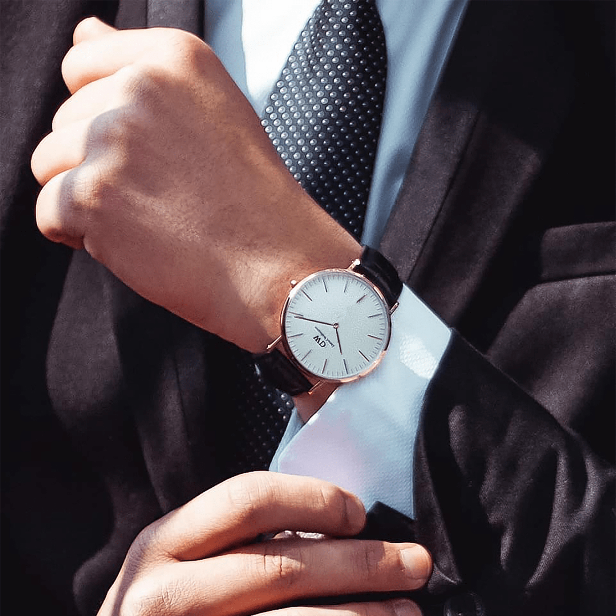 Daniel Wellington Classic 40 Sheffield Rose Gold White Watch