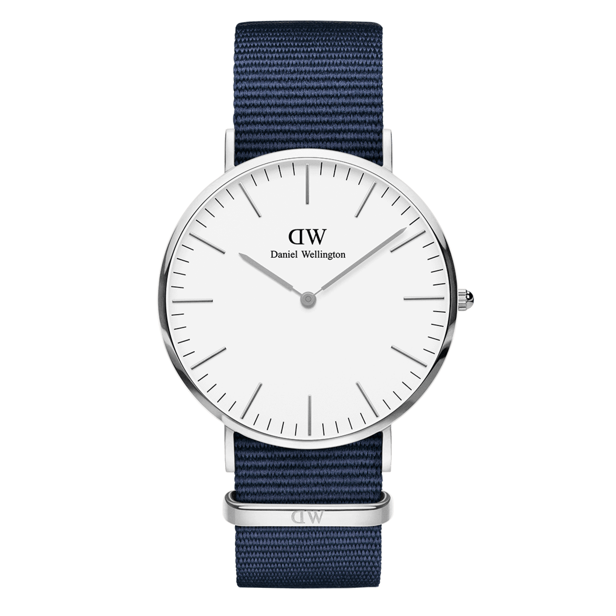 Daniel Wellington Classic 40 Bayswater Silver & White Watch
