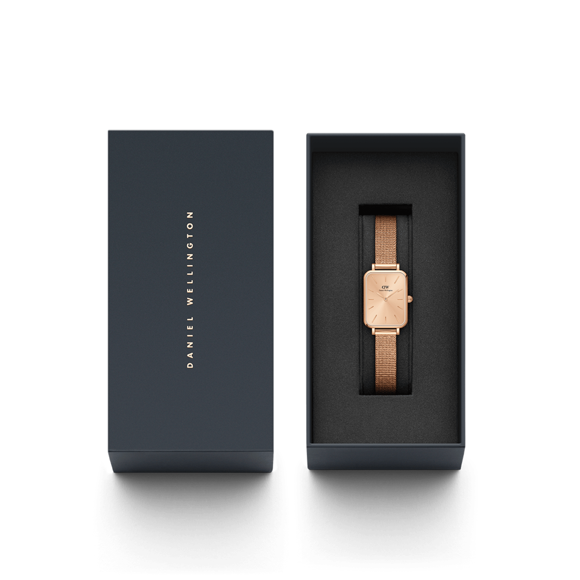 Daniel Wellington Quadro 20X26 Unitone Rose Gold Watch