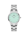 Daniel Wellington Iconic Link 28 Silver & Mint Watch