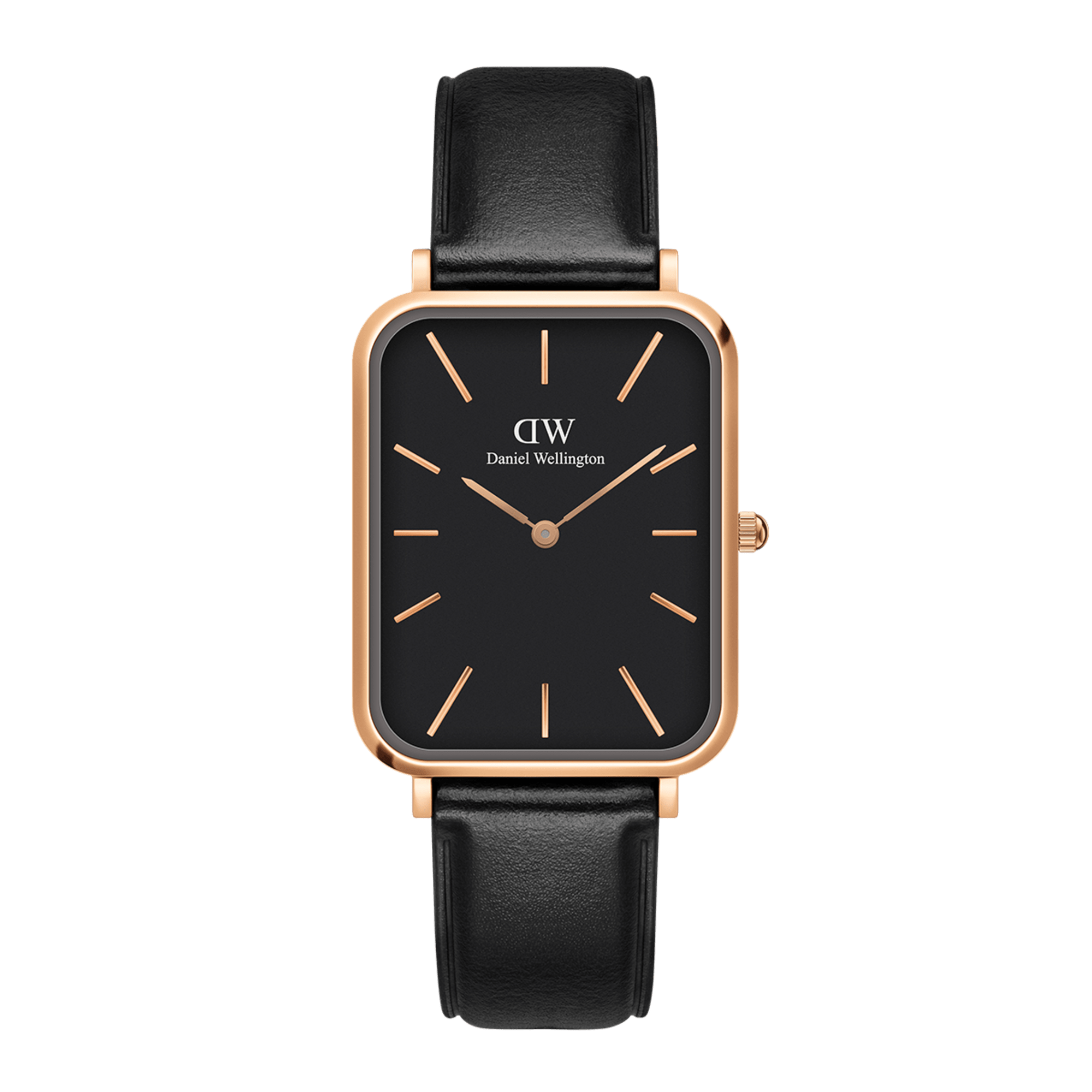 Daniel Wellington Quadro 20X26 Pressed Sheffield Rose Gold & Black Watch