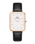 Daniel Wellington Quadro 20X26 Pressed Sheffield Rose Gold & White Watch