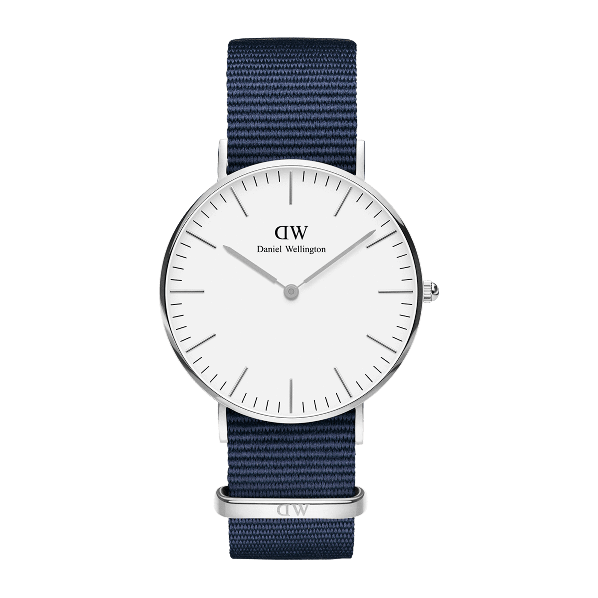 Daniel Wellington Classic 40 Bayswater Silver & White Watch