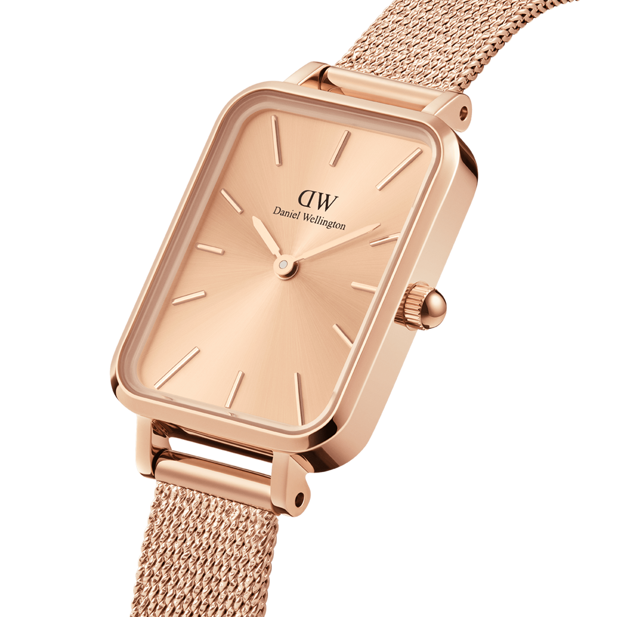 Daniel Wellington Quadro 20X26 Unitone Rose Gold Watch