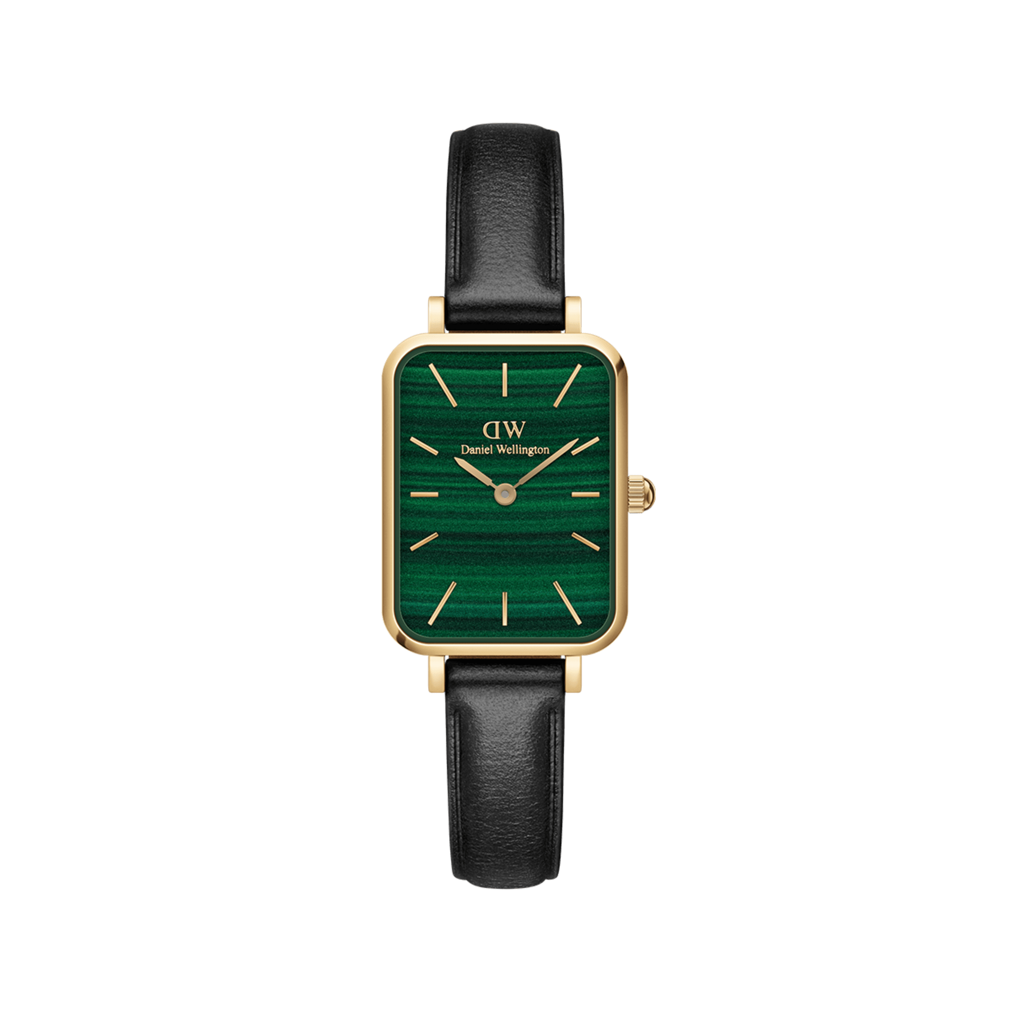 Daniel Wellington Quadro 20X26 Pressed Sheffield Gold & Green Watch