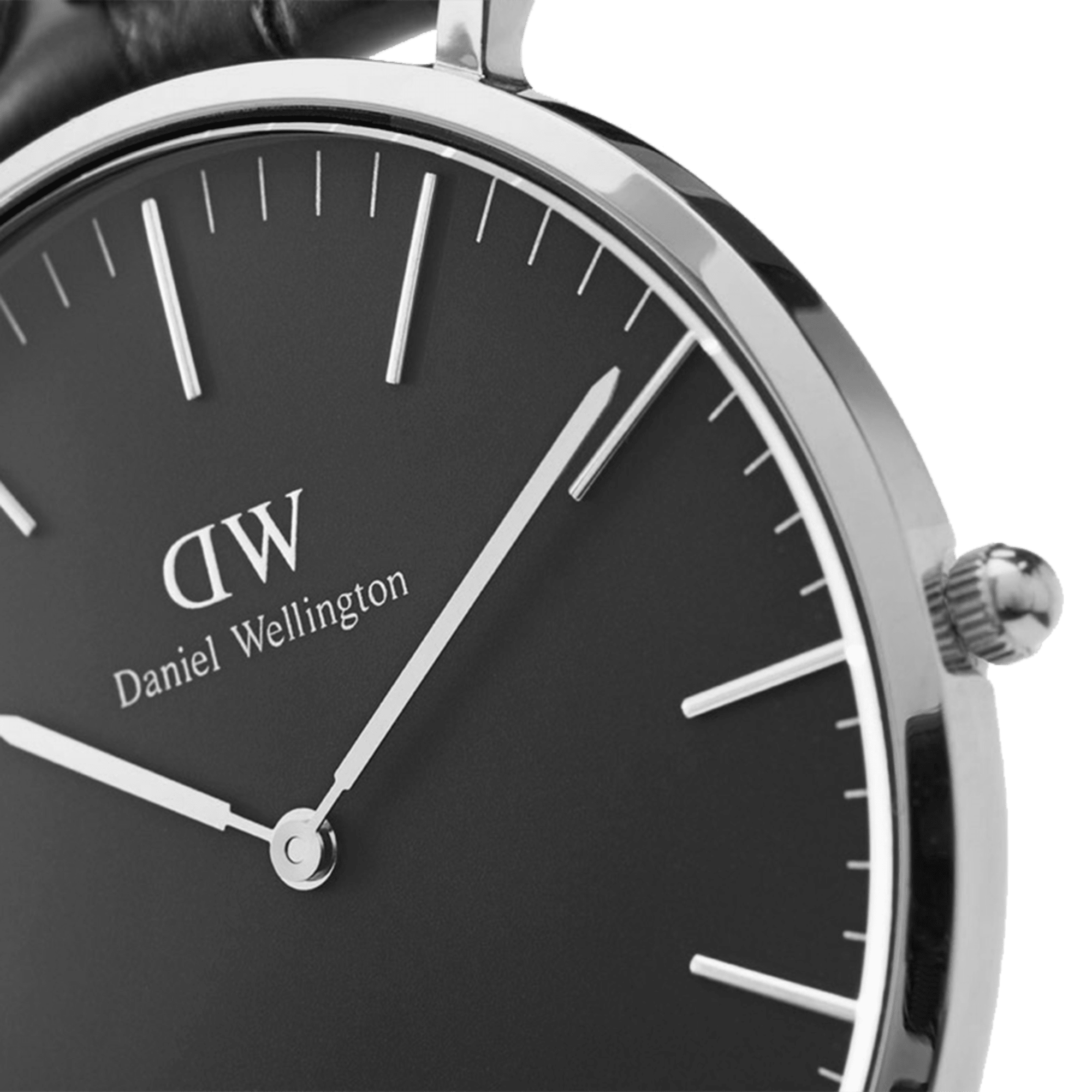 Daniel Wellington Classic 36 York Silver & Black Watch