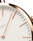 Daniel Wellington Classic 40 St Mawes Rose Gold & White Watch