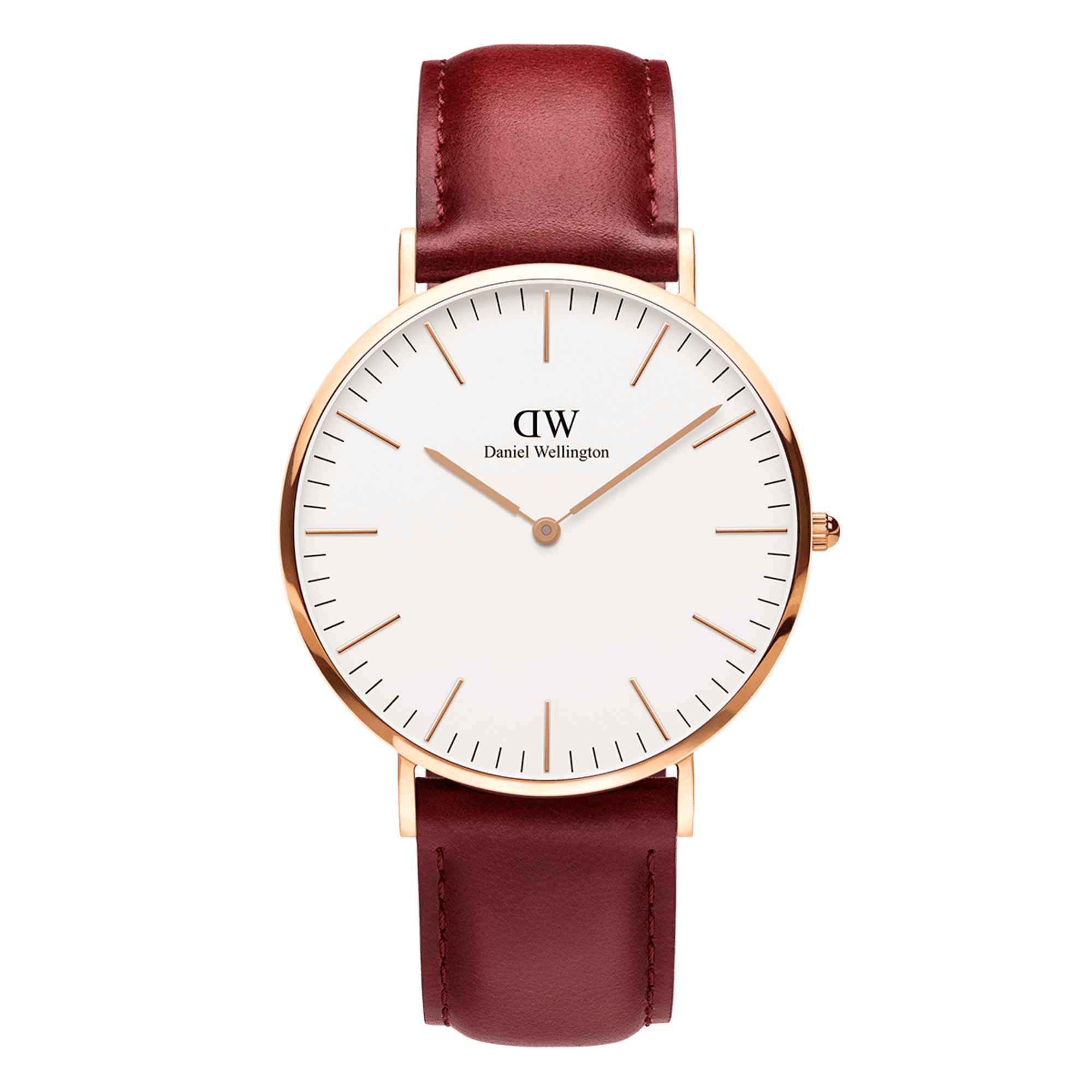 Daniel Wellington Classic 40 Suffolk Rose Gold & White Watch