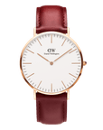Daniel Wellington Classic 40 Suffolk Rose Gold & White Watch