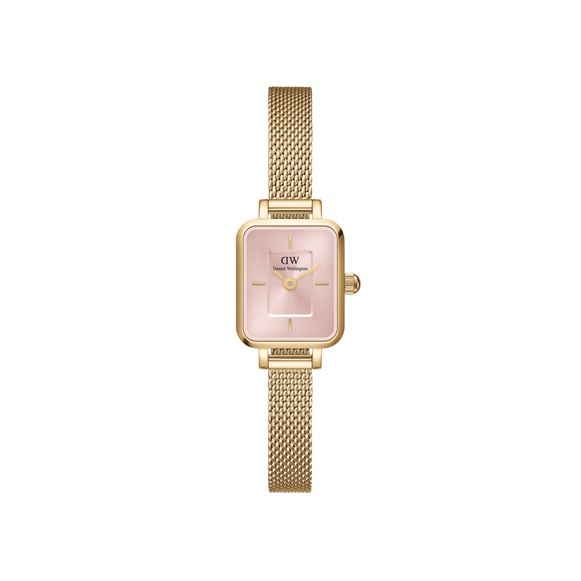 Daniel Wellington Quadro Mini Evergold Blush Watch