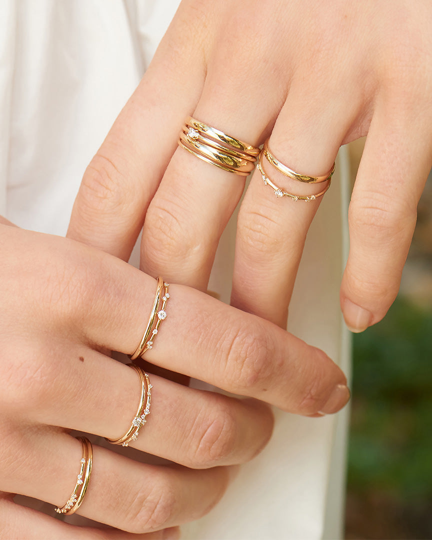 ANIA HAIE 14CT RINGS