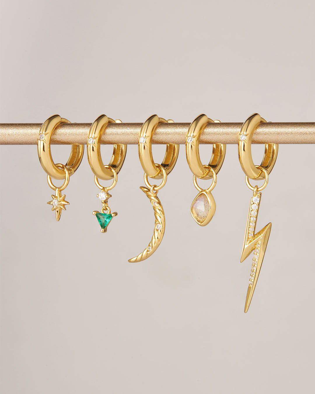 ANIA HAIE CHARM HOOPS