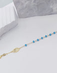 ROSARY BRACELET - STERLING SILVER