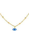 9CT GOLD ISLA EVIL EYE NECKLACE