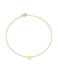 9CT PETITE INITIAL BRACELET