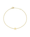 9CT PETITE INITIAL BRACELET