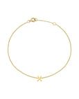 9CT PETITE INITIAL BRACELET