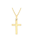 9CT MARIA CROSS NECKLACE