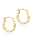 9CT JORDANA HOOP EARRINGS
