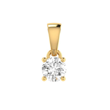 PRIMA 18CT 4-CLAW DIAMOND PENDANT