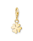 THOMAS SABO Charm Pendant Cloverleaf Gold Plated